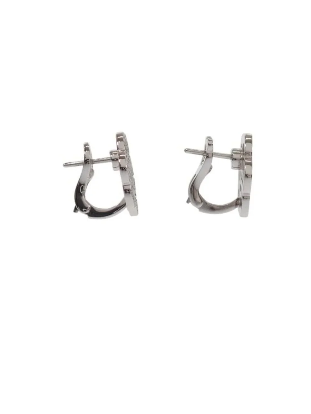 Chanel Camellia Collection Earrings Gold 18K Diamond To Your Ears